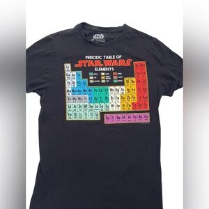 Star Wars Graphic Tee size Small Periodic Table of Elements-short sleeve